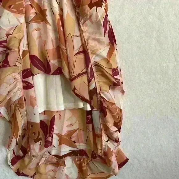 Sienna Sky Woman's Floral Adjustable Spaghetti Straps Midi Size M - Picture 6 of 7